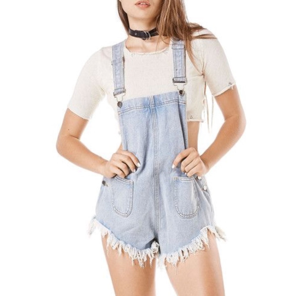 UNIF LANEY DENIM OVERALLS